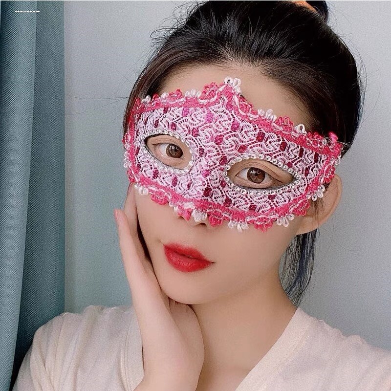 半脸公主艾莎面具化妆舞会古风舞台表演道具舞会