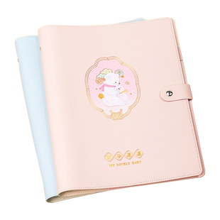 得力A4孕检收纳册报告单孕妈妈孕妇b超手册产检本报告单子收集资料记录袋文件夹怀孕活页检查宝宝孕期档案