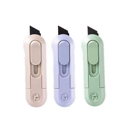 得力美工刀开箱快递刀小型迷你