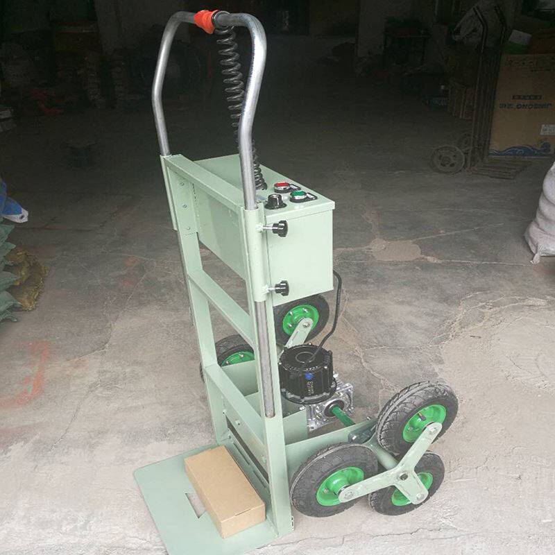 电动手拉电动爬楼车 锂电池小型货物搬运车 步行楼梯爬楼车现货