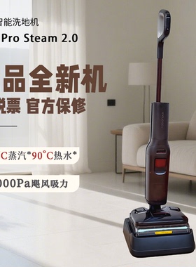 Roborock石头A30 Pro Steam 2.0超能蒸汽热水洗地机0缠绕全助力