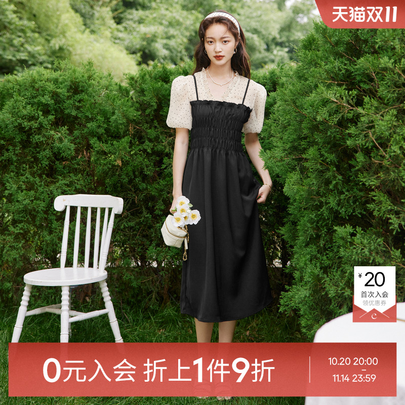 伊芙丽夏新法式仙女裙