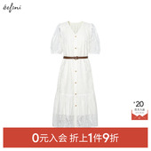伊芙丽outlets梭织连衣裙女1E7993301 0元 入会1件9折
