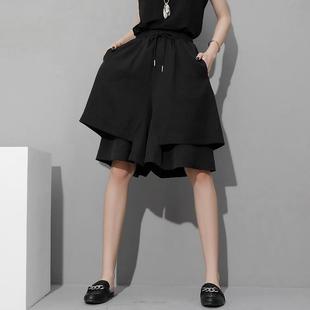 pants elastic summer waist wear tie leg thin wide