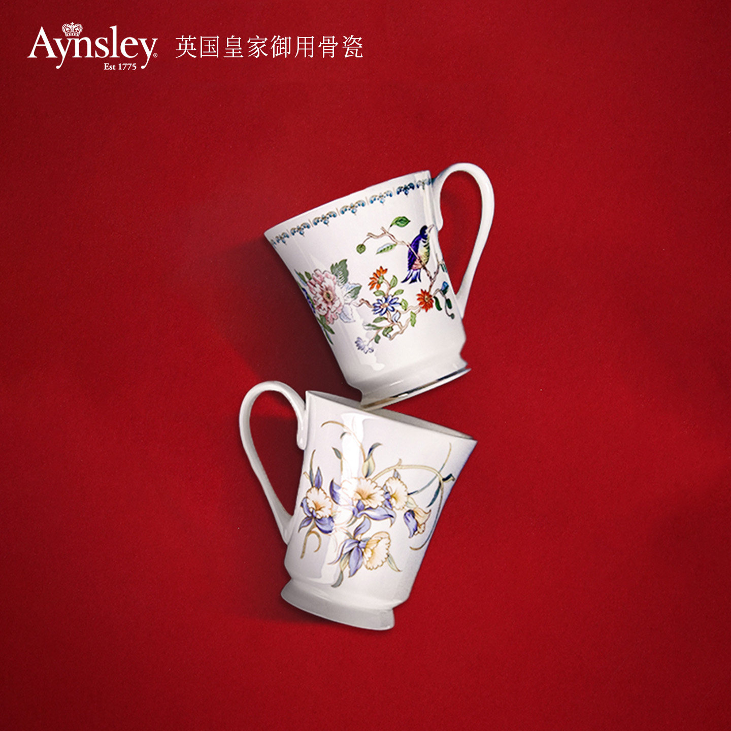 aynsley马克杯英式水杯图片
