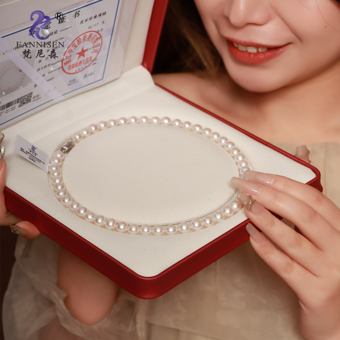 珍珠项链女妈妈款浙江销量过百女