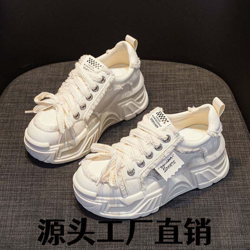 太仓运动鞋女款内增高老爹鞋女春松糕（摇摇）鞋