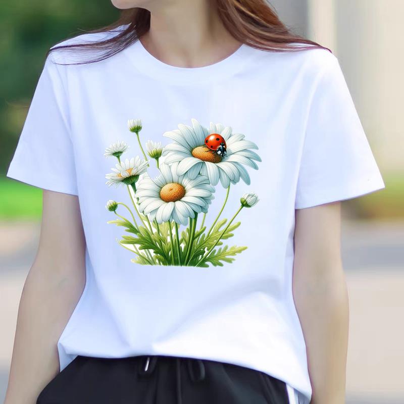 卡通个性新款休闲洋气女韩版外穿短袖夏季薄款印花ins圆领时尚T恤