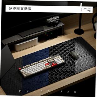 leather computer desk mat large mouse pad black writing ta