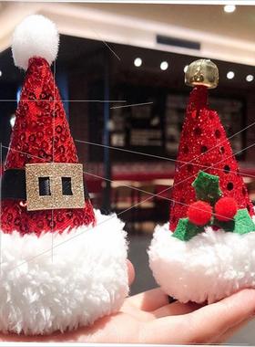 Santa hat bobby pin cartoon hair buckle sells cute dress up