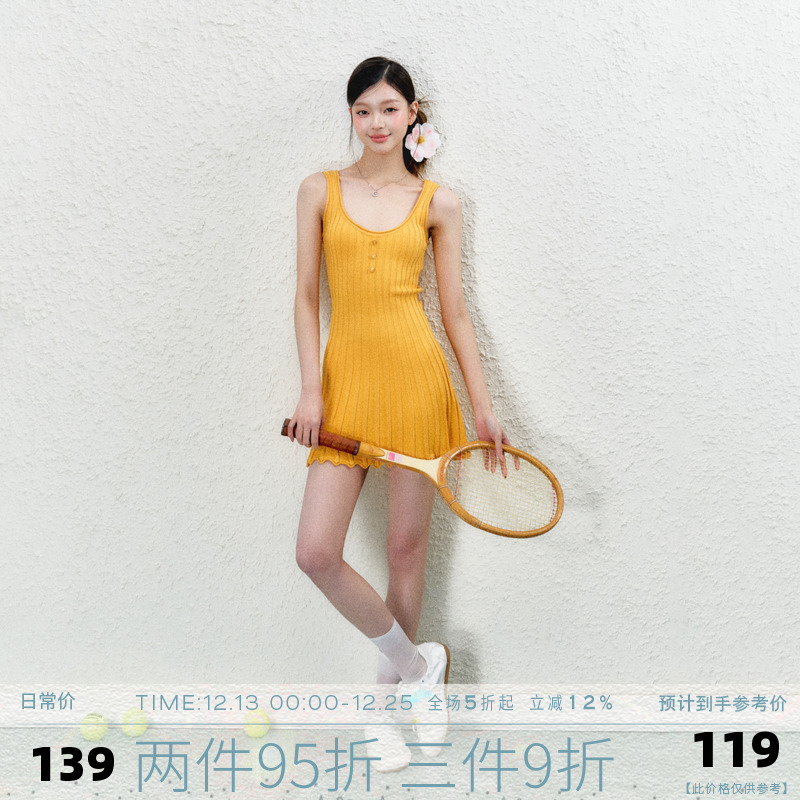 MMMOUND美式复古连衣裙