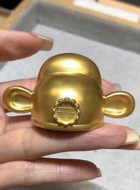 人间状元郎金色状元帽摆件可爱寓意六月高考顺利装饰品摆件合金