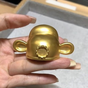 人间状元郎金色状元帽摆件可爱寓意六月高考顺利装饰品摆件合金