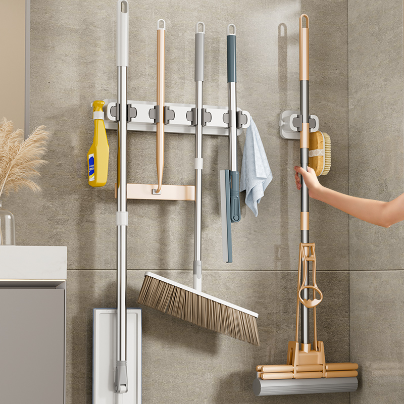 防水防潮卫生间吸盘拖布夹