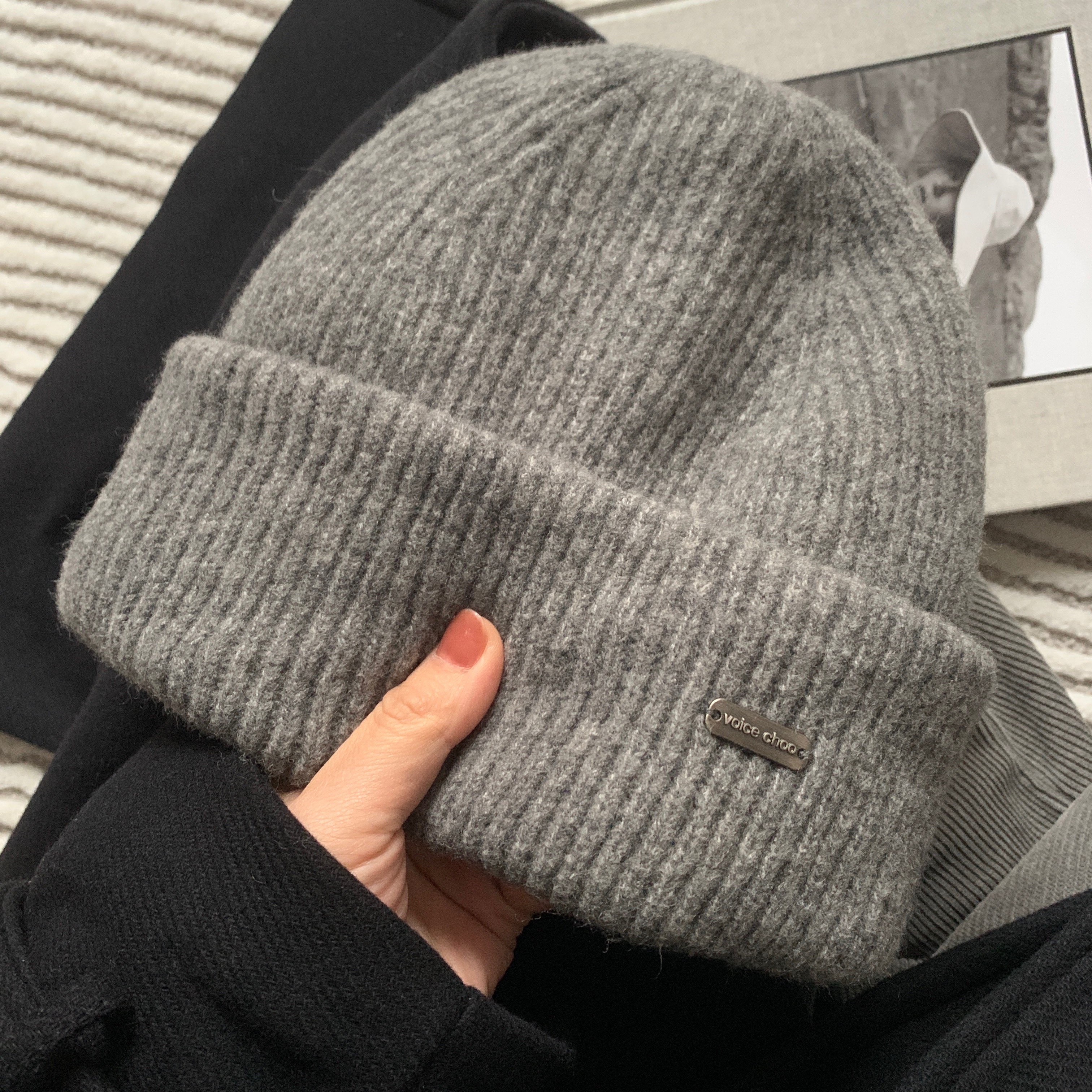 针织毛线帽子女款2025新款