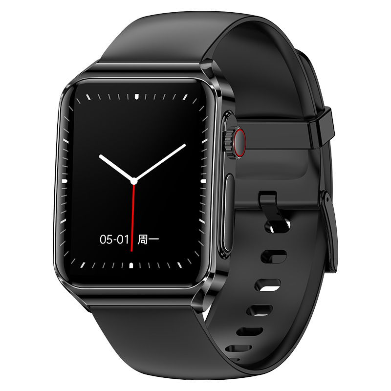 华强北ECG心电图蓝牙通话JL5智能手表Smartwatch方屏