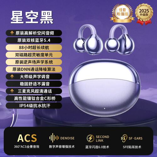 曼哈顿德国进口柏林之声M110无线蓝牙耳机耳夹式OWS不入耳开放式