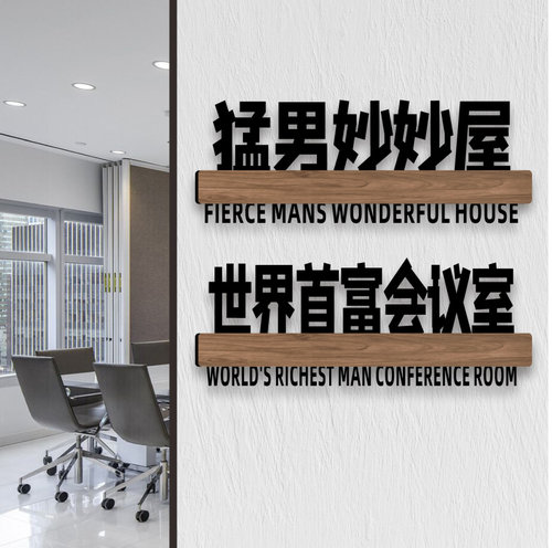 亚克力寝室宿舍搞笑门牌定制