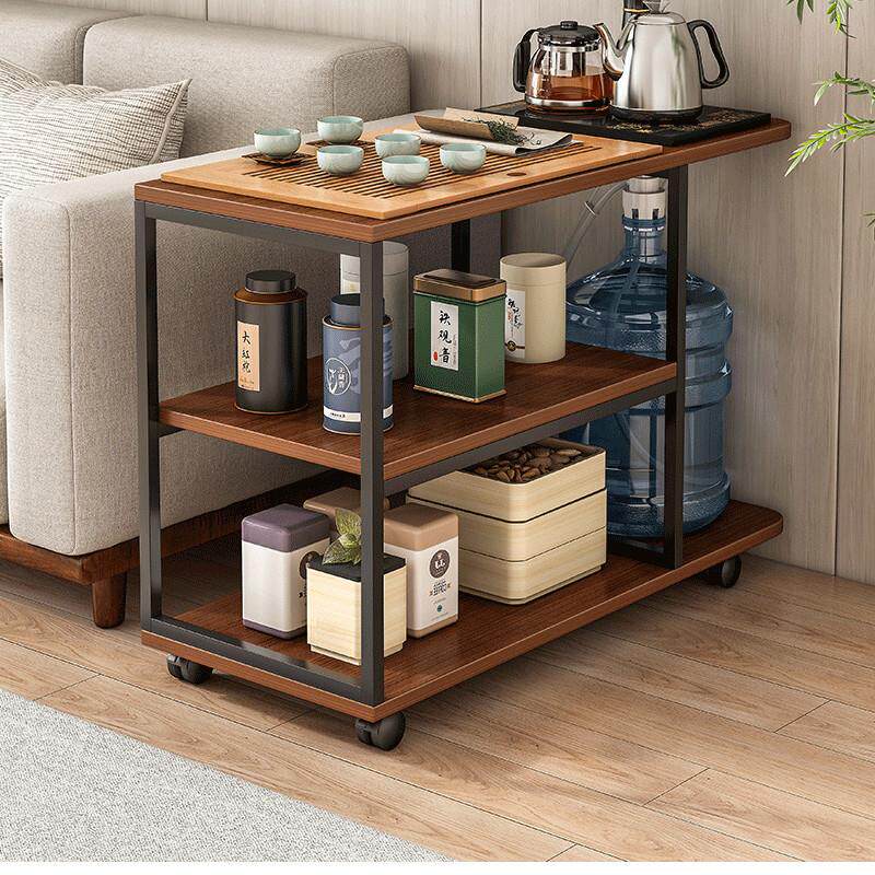 客厅茶水柜茶桌边柜沙发边柜侧边柜简约现代边桌边几小桌子置物架