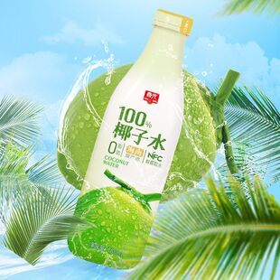 春光100%天然椰子水780ml*2+100ml*2运动饮料0脂肪椰青水海南果汁