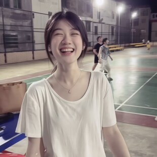 纯棉白色V领正肩宽松短袖 百搭显瘦慵懒松弛感休闲T恤上衣服 女夏季