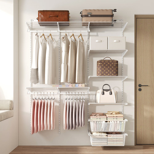 宜森缘金属1.6米开放式衣柜