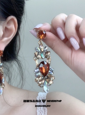 【甜糖】9.12/pm20:05上新 网红复古重工民族风轻奢气质显白耳夹