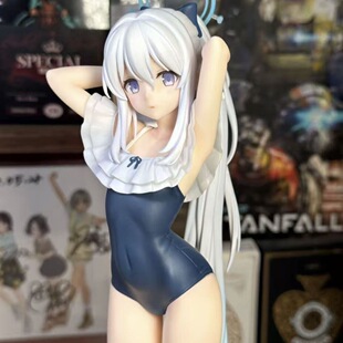 蔚蓝档案月雪宫子手办二次元美少女动漫模型雕像摆件周边礼物