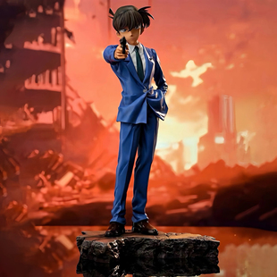 YYDS举枪 新一 柯南灰原哀 手办动漫童年GK模型周边男生礼物摆件