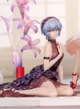 【现货】EVA凌波丽手办新世纪福音战士花之语系列动漫美少女摆件