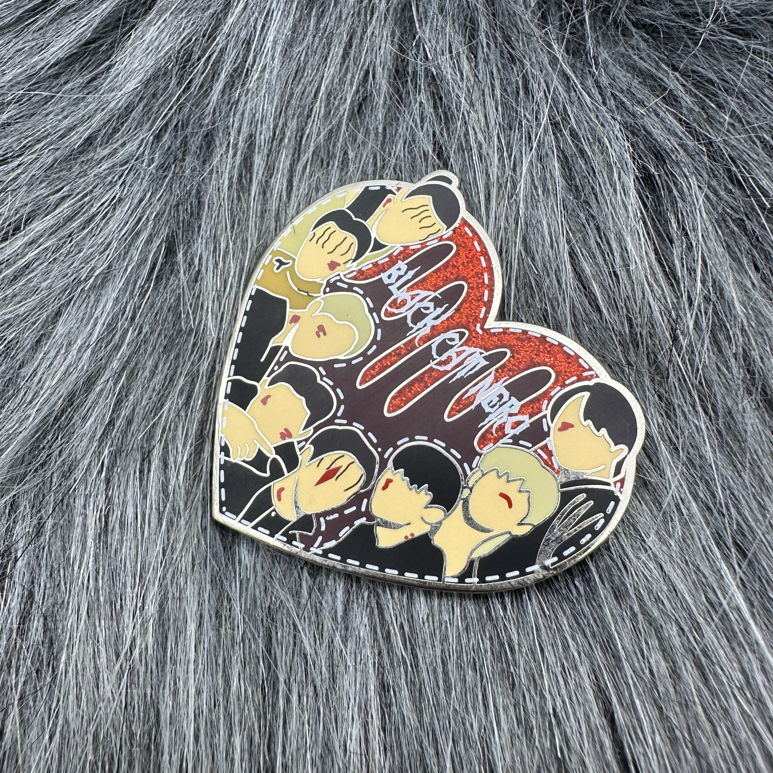 Ateez男团不朽de名曲黑猫 Nero专辑金属徽章