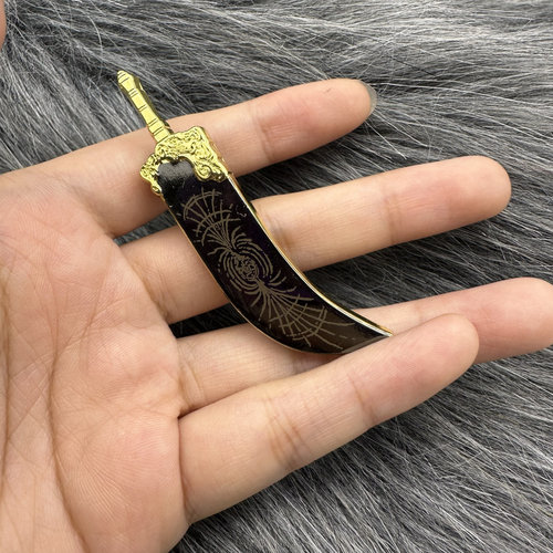 游戏周边艾尔登法环武器装备碎星大刀金属徽章