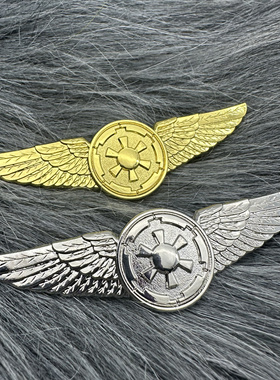 限量款帝国飞行员徽章星球大战帝国叛乱Tie伊多尔金属徽章