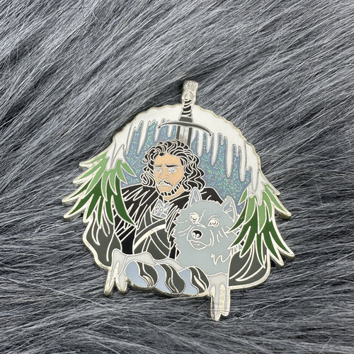 琼恩·雪诺Jon Snow冰与火之歌权力的游戏金属徽章