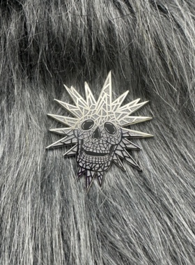 ACOTAR荆棘与玫瑰的法庭金属和珐琅别针徽章奇幻书籍徽章