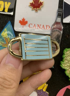 胸针防走光创意日韩可爱ins蓝色防护装饰徽章金属别针个性百搭