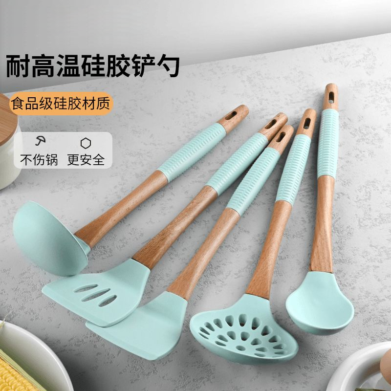 瑕疵清仓硅胶铲勺厨具套装不粘锅专用食品级锅铲家用炒菜铲子汤勺