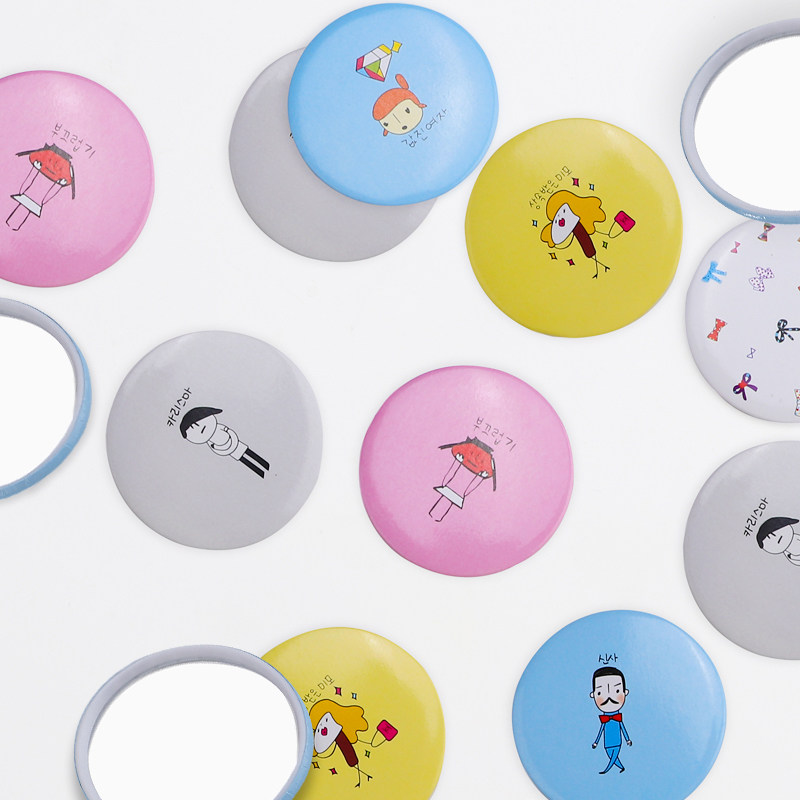 化妆镜便携镜子家用女学生宿舍