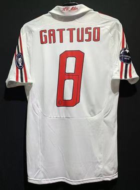 经典复古07-08AC米兰球衣马尔蒂尼卡卡因扎吉皮尔洛内斯塔足球服