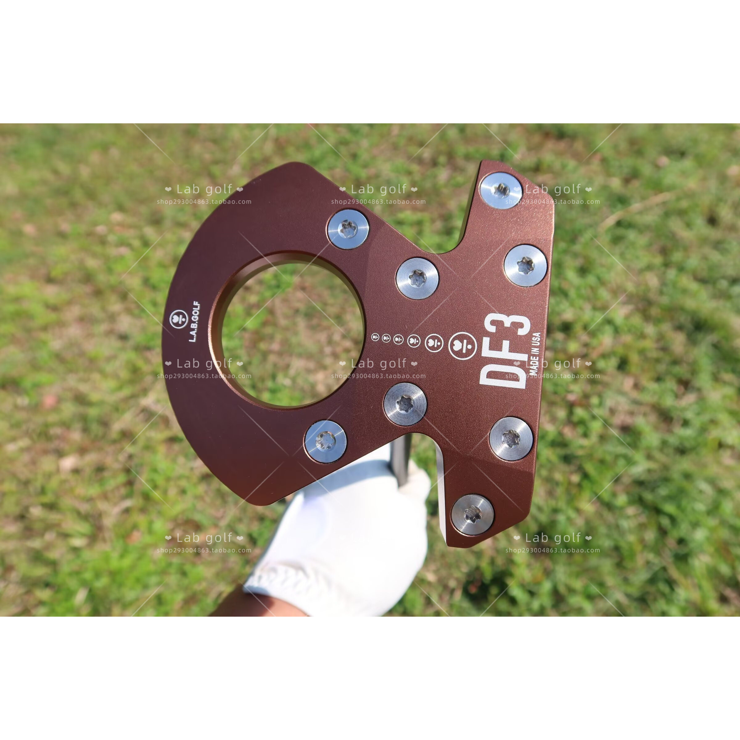 LAB DF3 咖啡色 零扭矩自动回正 Lie角平衡高尔夫推杆 高尔夫球杆,运动/瑜伽/健身/球迷用品,高尔夫球杆,淘宝优惠券,粉丝福利购,淘宝优惠卷