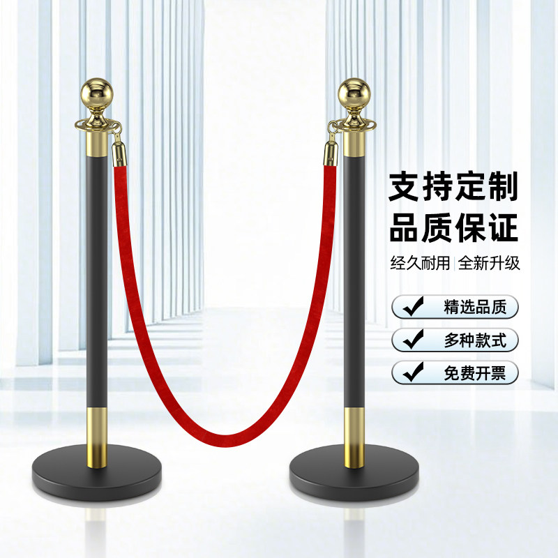 加厚不锈钢米线栏杆排队圆球皇冠