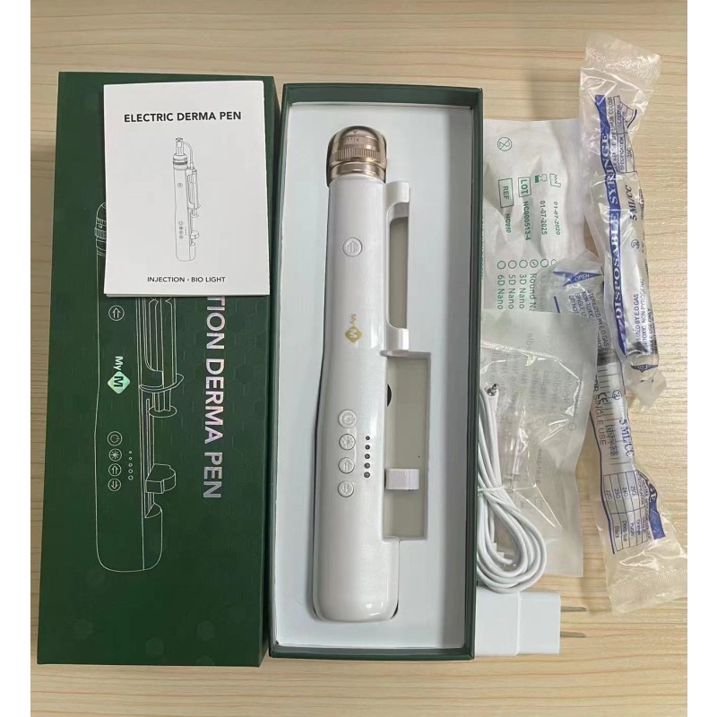 M4纳晶导入仪出水促渗美容渗入LED七彩光子微针三合一嫩肤补水仪