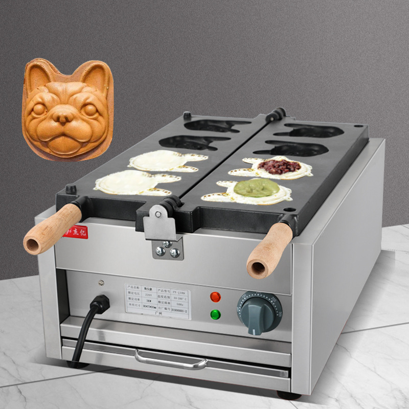 犬首烧商用狗头烧台湾小吃犬首烧夹心烤饼机台湾网红小吃厂家批发