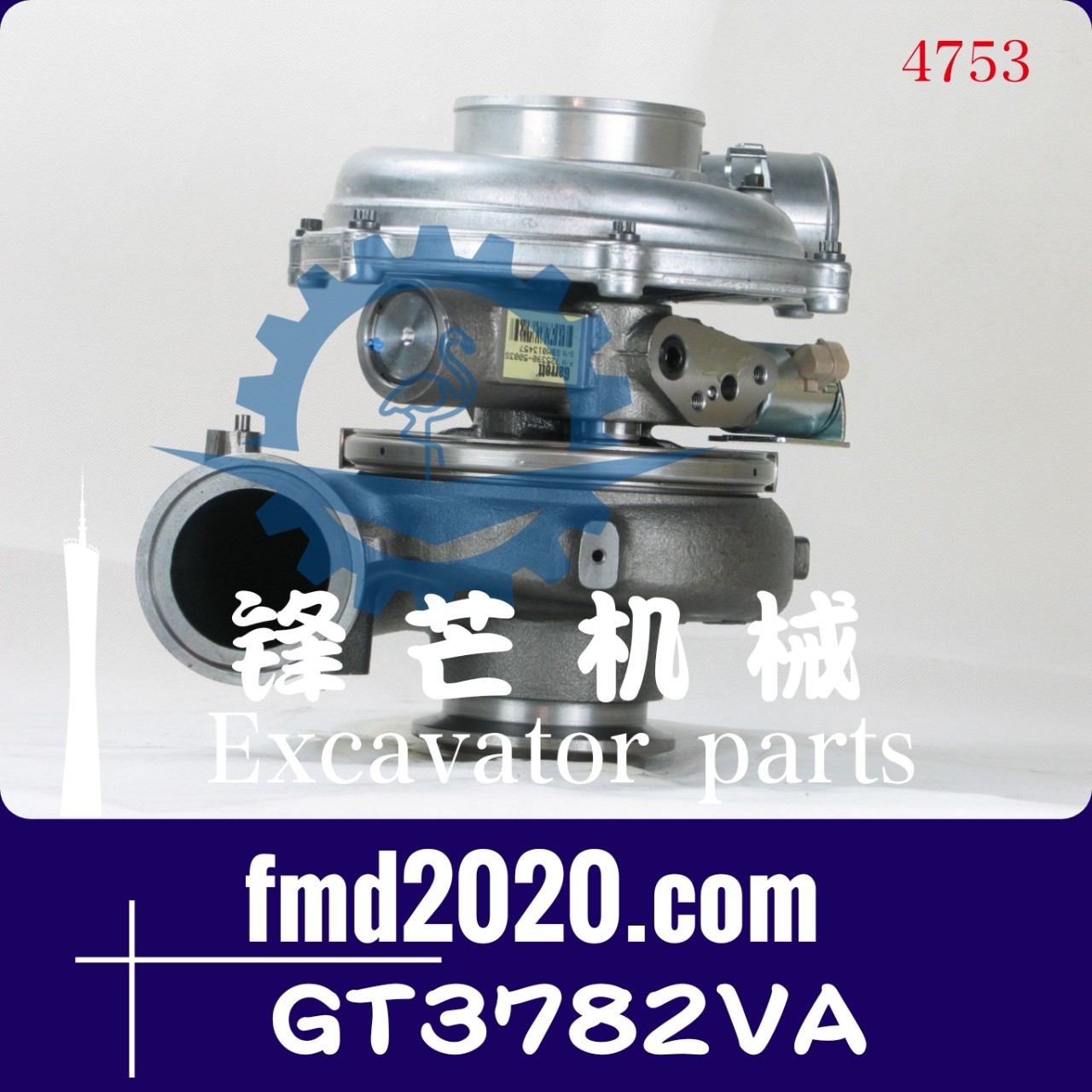 供应勾机F系列6.0L涡轮增压器725390-5003S型号GT3782VA出口配件