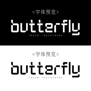 可商用字体 免费商用英文字体NEOPIXEL像素风格字体 饭圈设计ps