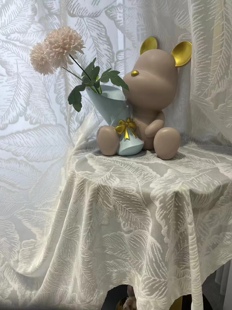 法式纱帘轻奢高档浪漫复古浮雕窗帘透光不透人客厅高端窗纱高级感