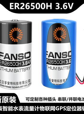 孚安特ER26500H智能水表3.6V锂电池物联网RAM流量计表燃气表电池