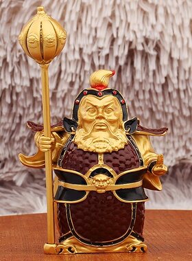 门神摆件护宅秦琼尉迟哼哈二将复古家居客厅玄关公司店铺开业礼品