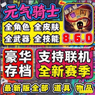 元气骑士8.6.0存档 安卓苹果满级全角色全皮肤全材料联机毕业存档