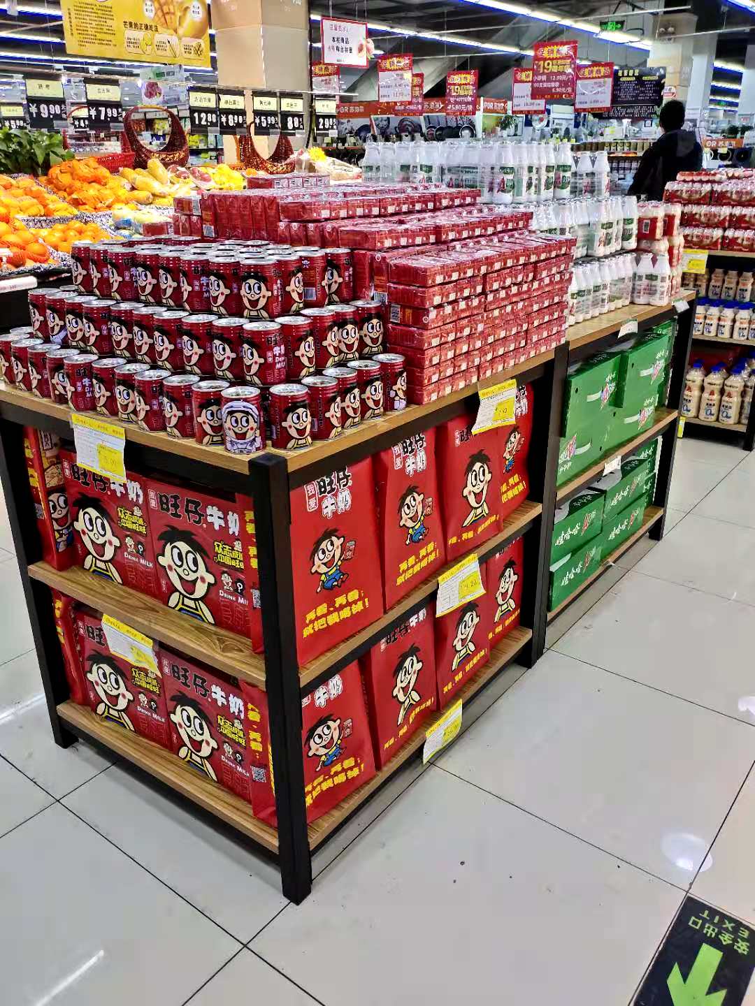 超市堆头货架牛奶饮料展示架礼品盒地堆移动升降多功能商品促销台